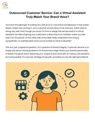 Outsourced Customer Service_ Can a Virtual Assistant Truly Match Your Brand Voice_