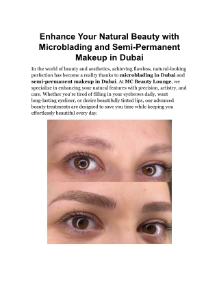 Premier Best Eyelash Extensions in Dubai