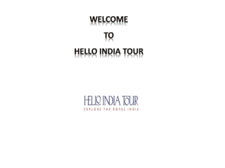 Hello India Tour