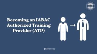 Becoming an IABAC Authorized Training Provider | IABAC