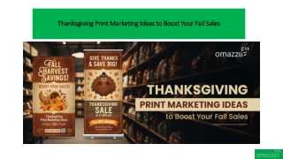 Thanksgiving Print Marketing Ideas to Boost Your Fall Sales