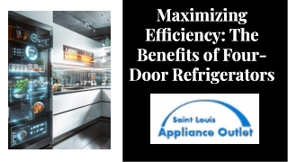 Upgrade Your Kitchen with Stylish Smart Four Door Refrigerators