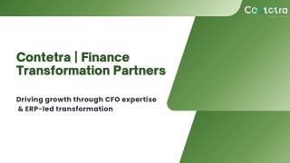 Contetra Private Limited:  Finance Business Consultants and Services