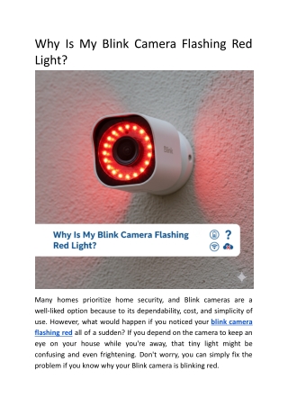 Why Is My Blink Camera Flashing Red Light_.docx