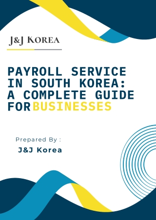 Payroll Service in South Korea Compliance and Efficiency