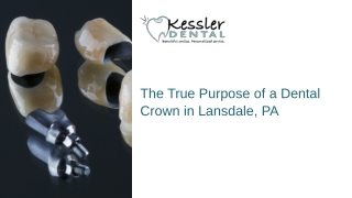 Understanding the True Purpose of a Dental Crown in Dentistry