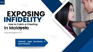 Exposing Infidelity How to Catch a Cheating Spouse in Malaysia