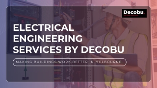 Electrical Engineering Services in Melbourne | Decobu
