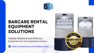 Barcare Rental Equipment