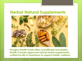 Herbal Natural Supplements