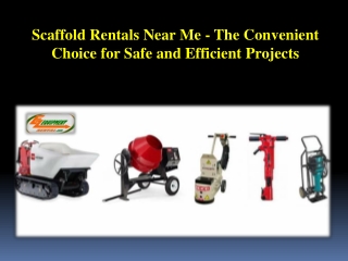 Scaffold Rentals Near Me - The Convenient Choice for Safe and Efficient Projects