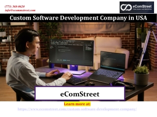 Custom Software Development Company in USA
