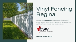Vinyl Fencing Regina – Durable & Low-Maintenance Solutions
