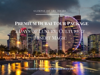 Glimpse of Abu Dhabi Premium 4-Day Tour Package