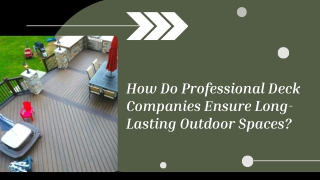 Outdoor Retreat Planning and Building Experts