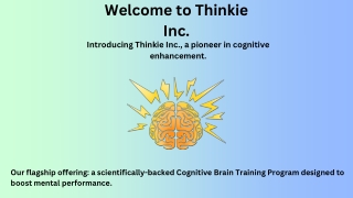 Welcome to Thinkie Inc.