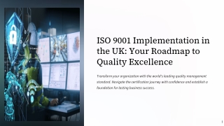 ISO 9001 implementation UK