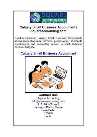 Calgary Small Business Accountant  Squareaccounting.com