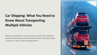 Car Shipping