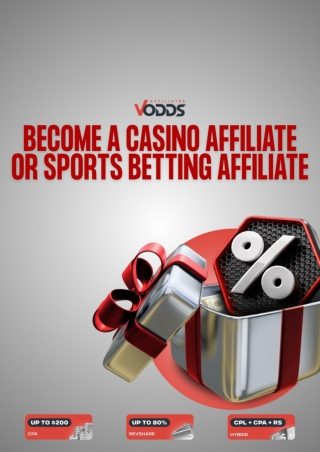 Become a Casino Affiliate or Sports Betting Affiliate VOdds