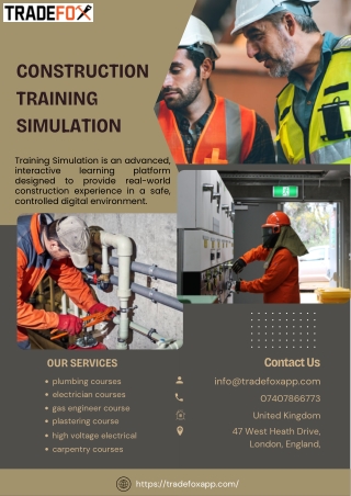 Construction Training Simulation