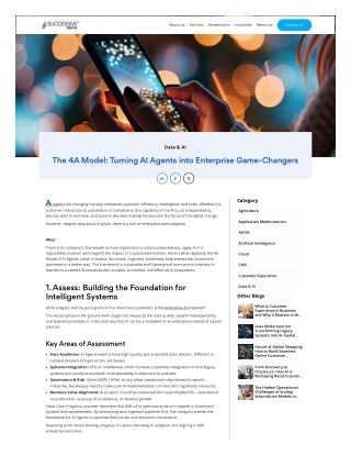 The 4A Model: Turning AI Agents into Enterprise Game-Changers