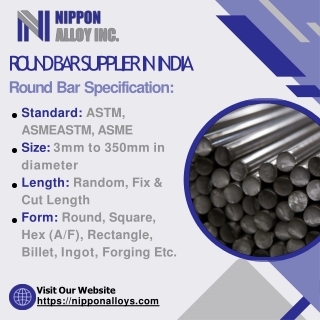 Round Bar |Inconel Round Bar | Alloy Round Bar | Monel Round Bar