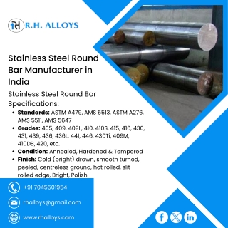 Stainless Steel Square Bar | Stainless Steel Round Bar | Stainless Steel Circle