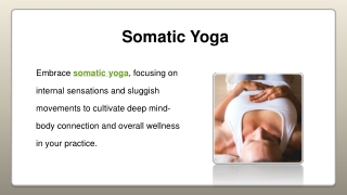 Somatic Yoga