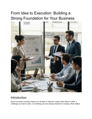 From Idea to Execution_ Building a Strong Foundation for Your Business (1)