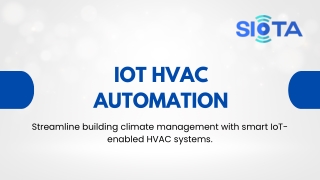 SIOTA Technologies – IoT-Based HVAC Management System