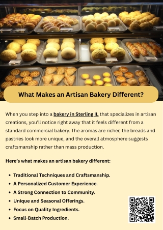 What Makes an Artisan Bakery Different?