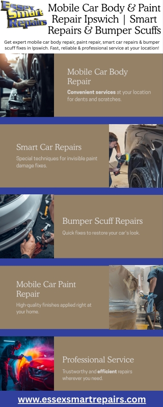 Best Mobile Car Body & Paint Repair Ipswich  Smart Repairs & Bumper Scuffs