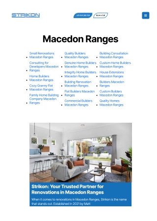 Building Consultation Macedon Ranges