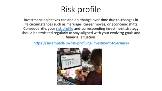 Risk profile