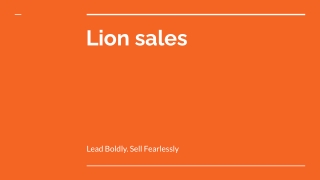 Lion Sales: Driving Growth Through Strategic Sourcing