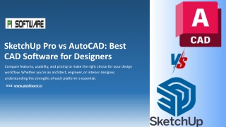 SketchUp Pro vs AutoCAD – Best CAD Software for Designers