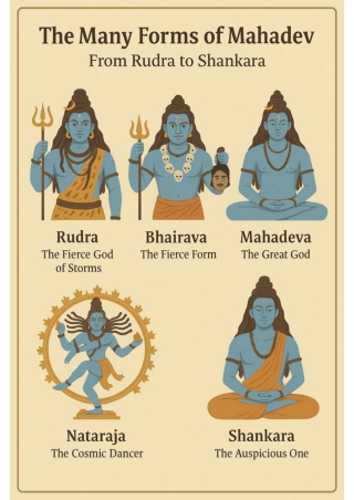 The Many Forms of Mahadev – From Rudra to Shankara