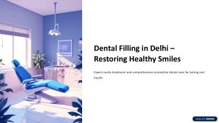 High-Quality Dental Filling Services in Delhi
