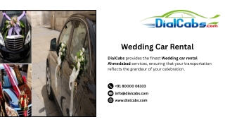 Wedding Car Rental in Ahmedabad