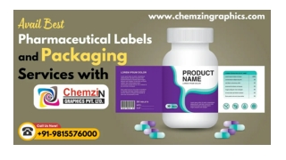 Premium Packaging Labels for Pharmaceutical Industry — Chemzin Graphics