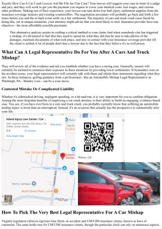 The Complete Overview To Car Injury Negotiations: What You Need To Know