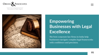 Leading Corporate Law Experts in India