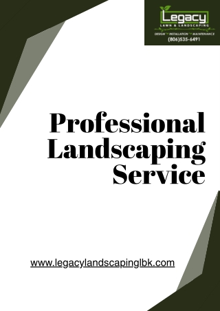 Get Professional Landscaping Service for Beautiful Outdoor Spaces