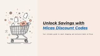 Unlock Style & Savings with Micas Discount Codes!
