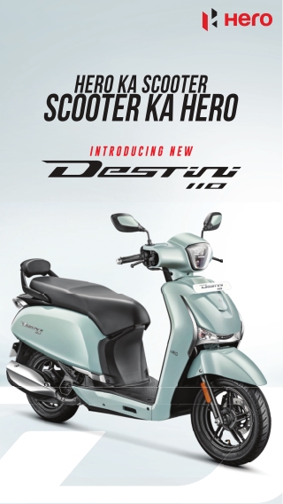 Hero Destini 110: Comfort, Style, and Performance in Every Ride