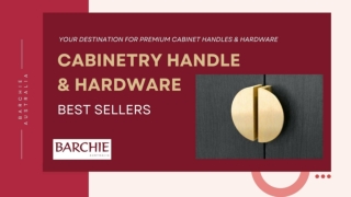 Best Selling Cabinetry Handle & Hardware - Barchie Australia