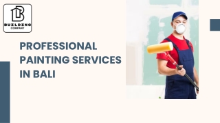 Professional Painting Services in Bali