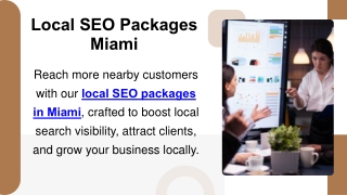 Local SEO Packages Miami