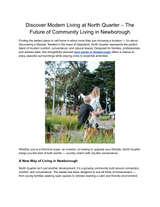 Affordable Land in Newborough | North Quarter Estate Offers Great Value